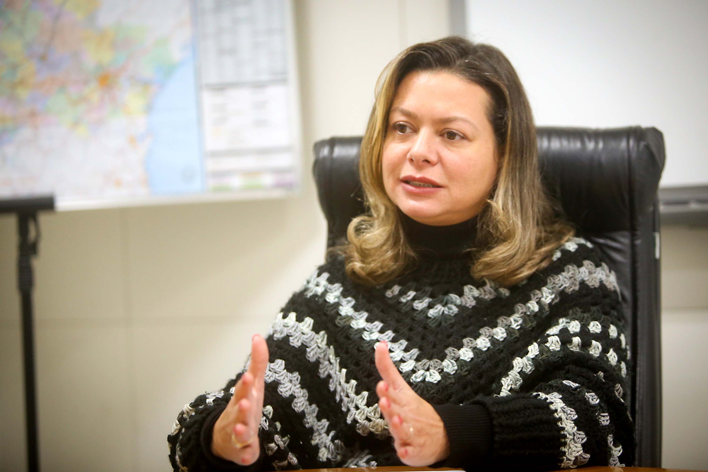 A secretária do planejamento e projetos estruturantes, Louise da Costa e Silva Garnica.