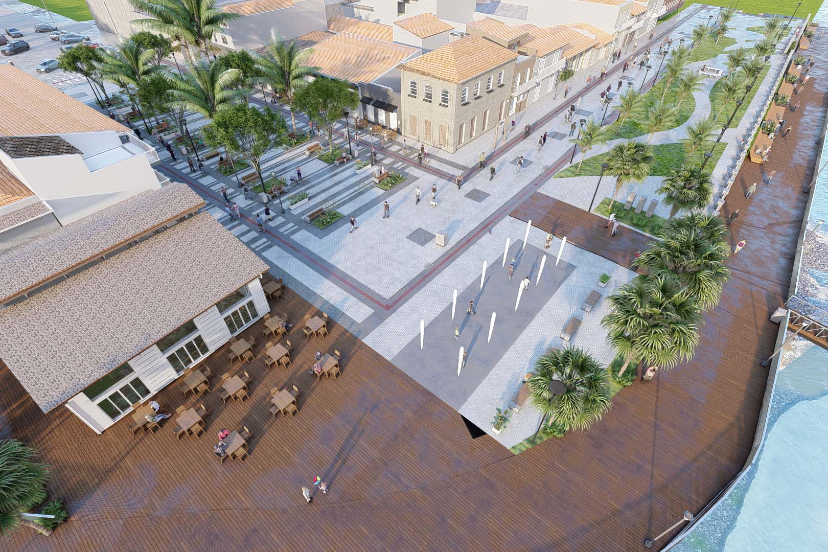 Projeto da orla histórica de Guaratuba