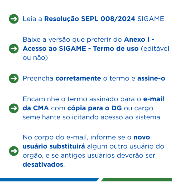 Roteiro Acesso SIGAME