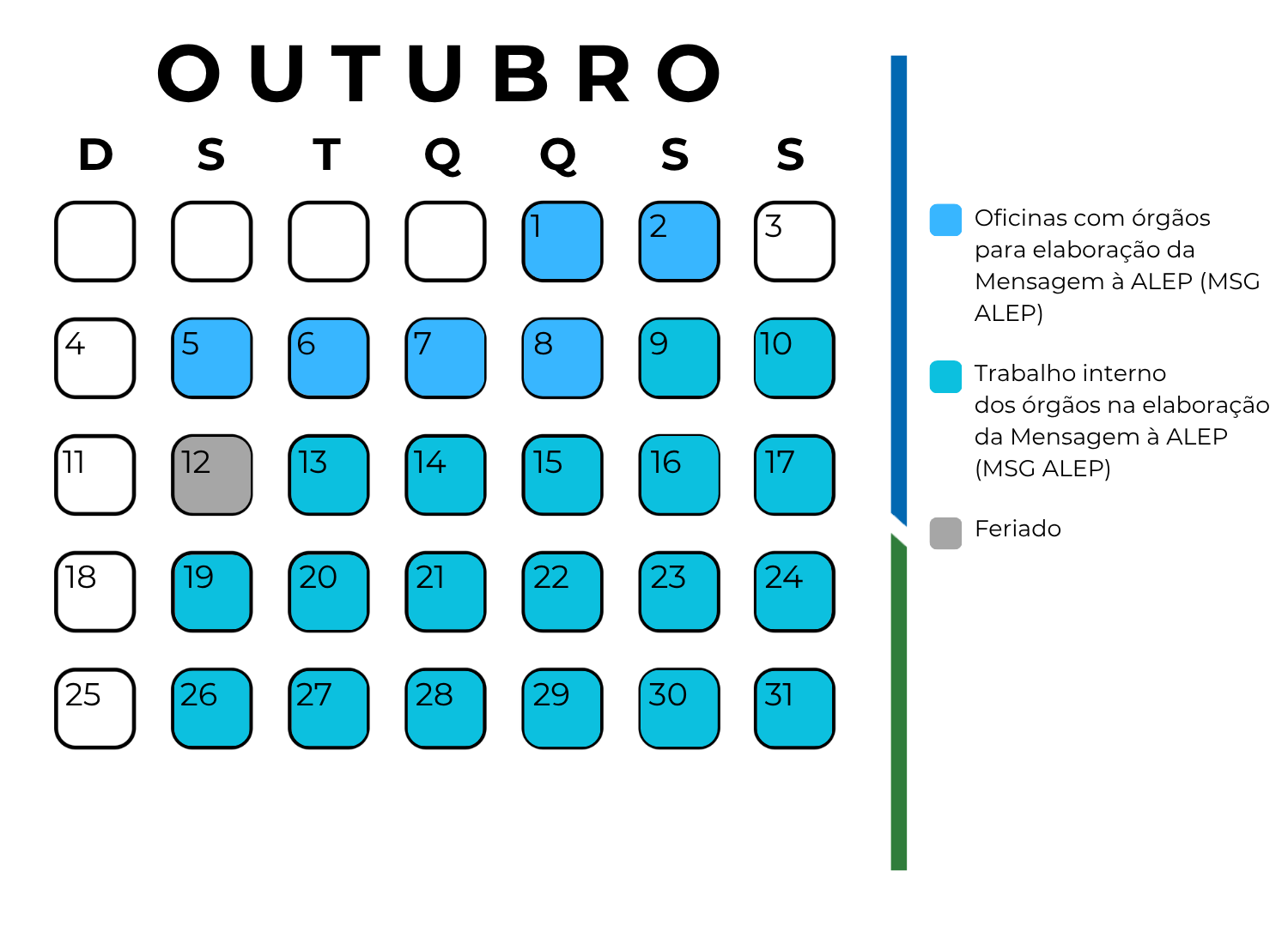 Calendário Outubro