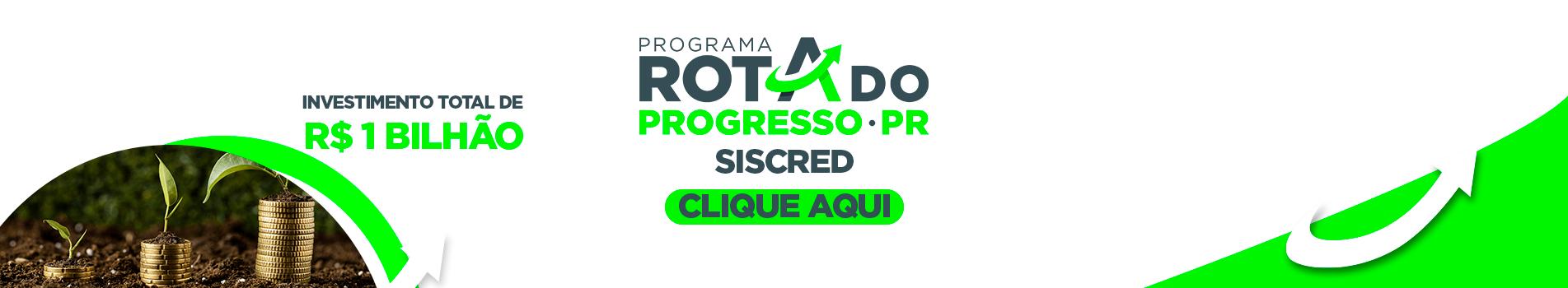 ROTA DO PROGRESSO - SISCRED