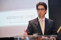 Secretário de Planejamento, Valdemar Bernardo Jorge, durante apresentação no evento Paraná Day. - Curitiba, 05/02/2019 - Foto: José Fernando Ogura/ANPr