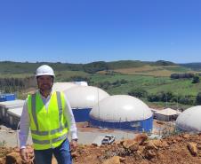 Planejamento do Paraná, por meio da Supen, realiza visita técnica em planta de biometano em Santa Catarina
