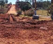Pavimentação da estrada que liga Marilena ao Porto Maringá avança com terraplanagem