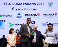 Planejamento, Ipardes e Paraná Projetos são premiados com Selo Clima Paraná