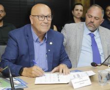 Governo oficializa binário e acessos da Ponte de Guaratuba serão modernizados