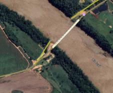 Ponte sobre o rio Ivaí entre Mirador e Guaporema