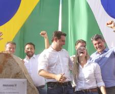 Fim da balsa: Governo do Paraná lança obra da ponte entre Japurá e São Carlos do Ivaí