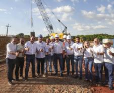 Fim da balsa: Governo do Paraná lança obra da ponte entre Japurá e São Carlos do Ivaí