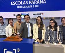Com resultado do leilão na B3, Paraná vai economizar na construção de 40 escolas
