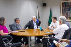 Reunião sobre ideias para o desenvolvimento do Estado. Foto: SEPL.