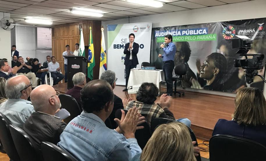 Audiência pública do Plano Plurianual debate saúde, moradia, ciência e tecnologia em Apucarana