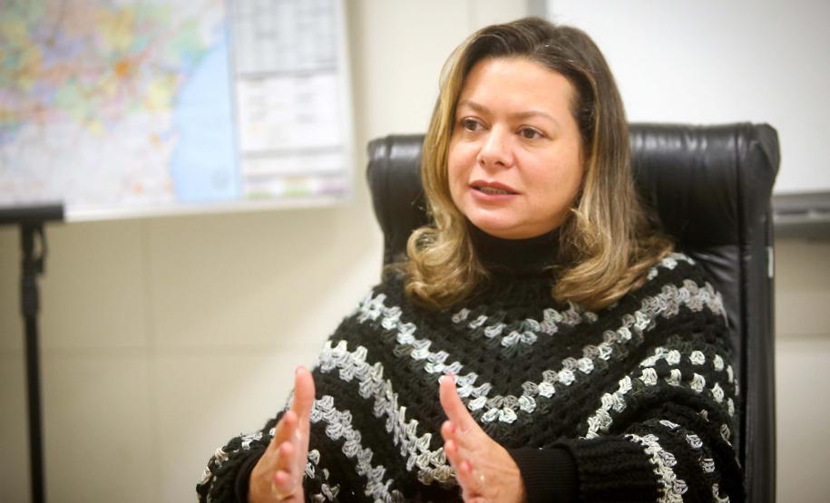 A secretária do planejamento e projetos estruturantes, Louise da Costa e Silva Garnica.