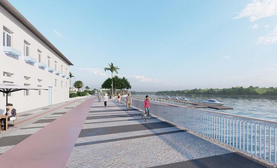 Projeto da orla de Paranaguá
