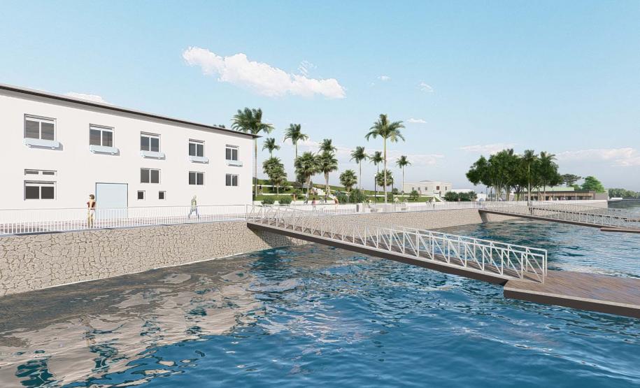 Projeto da orla de Paranaguá