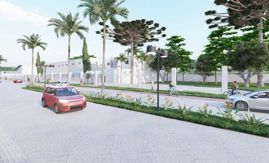 Projeto da orla de Paranaguá