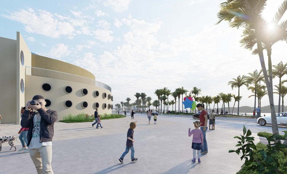 Projeto da orla de Paranaguá