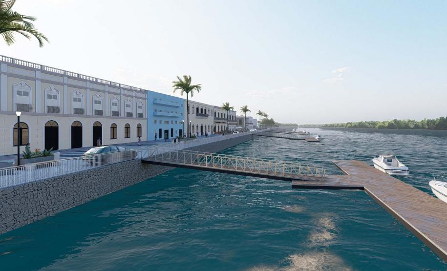 Projeto da orla de Paranaguá