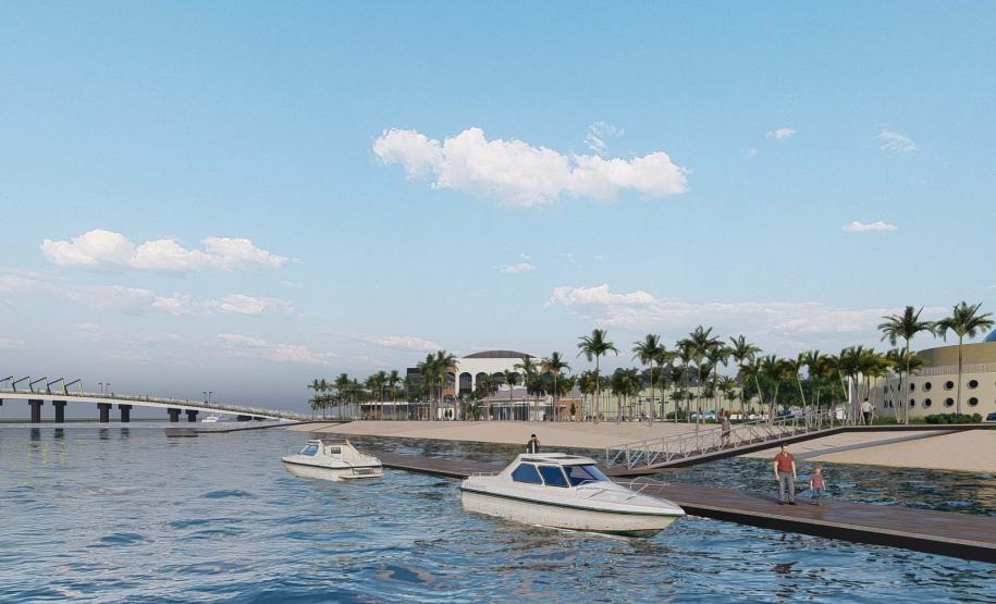 Projeto da orla de Paranaguá