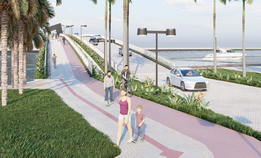 Projeto da orla de Paranaguá