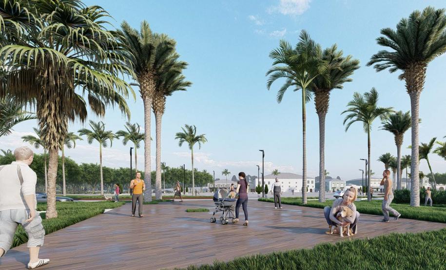 Projeto da orla de Paranaguá