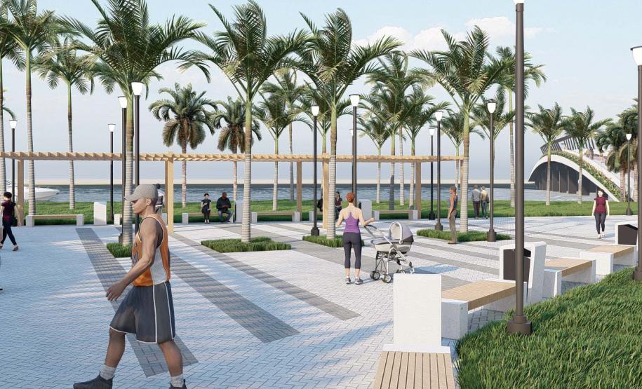 Projeto da orla de Paranaguá