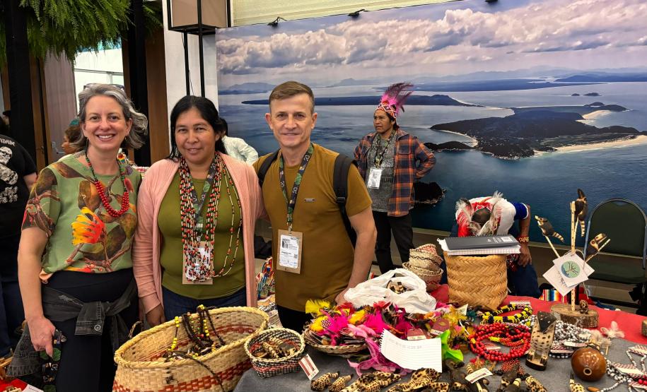 Peabiru no evento de turismo