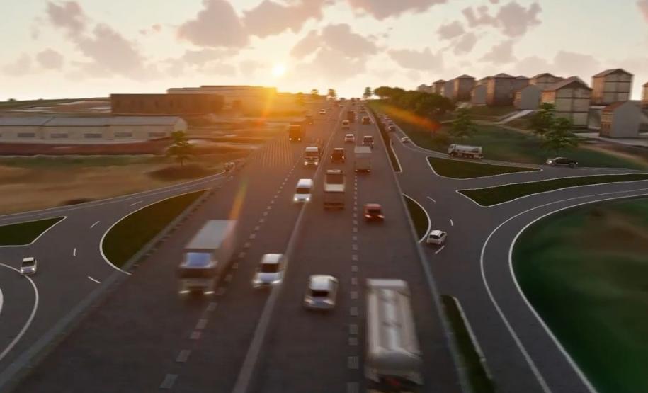 Estado vai investir R$ 400 milhões na duplicação em concreto do Contorno Sul de Maringá Foto: DER-PR Estado vai investir R$ 400 milhões na duplicação em concreto do Contorno Sul de Maringá