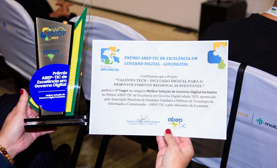 Talento Tech. Conquista prêmio