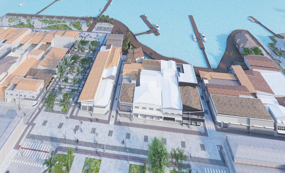 Projeto da orla histórica de Guaratuba