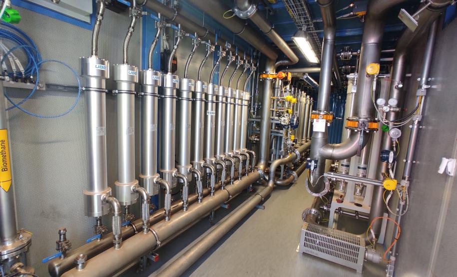 Planejamento do Paraná, por meio da Supen, realiza visita técnica em planta de biometano em Santa Catarina