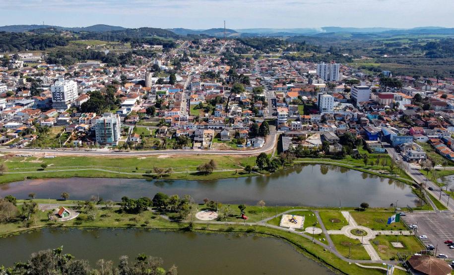 Castro em foto atual. No primeiro censo, em 1872, era a cidade mais populosa do Paraná.