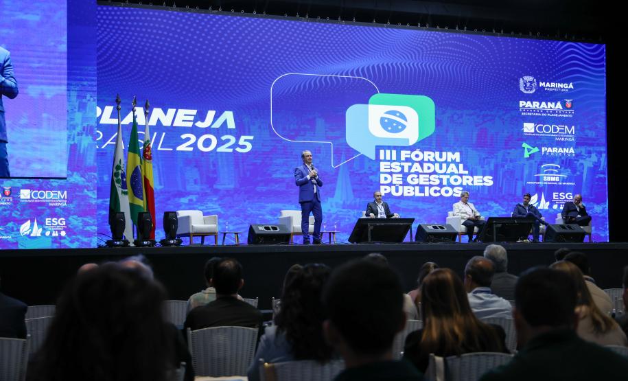 Planejamento e transparência na gestão pública é tema de palestra em Forum Estadual de Gestores Públicos