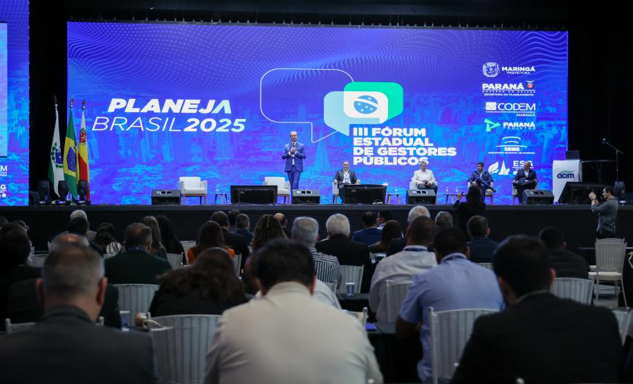 Planejamento e transparência na gestão pública é tema de palestra em Forum Estadual de Gestores Públicos