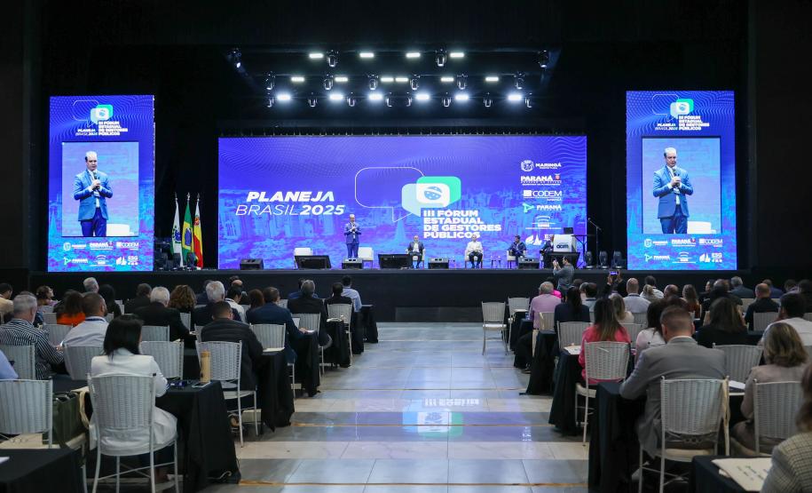 Planejamento e transparência na gestão pública é tema de palestra em Forum Estadual de Gestores Públicos