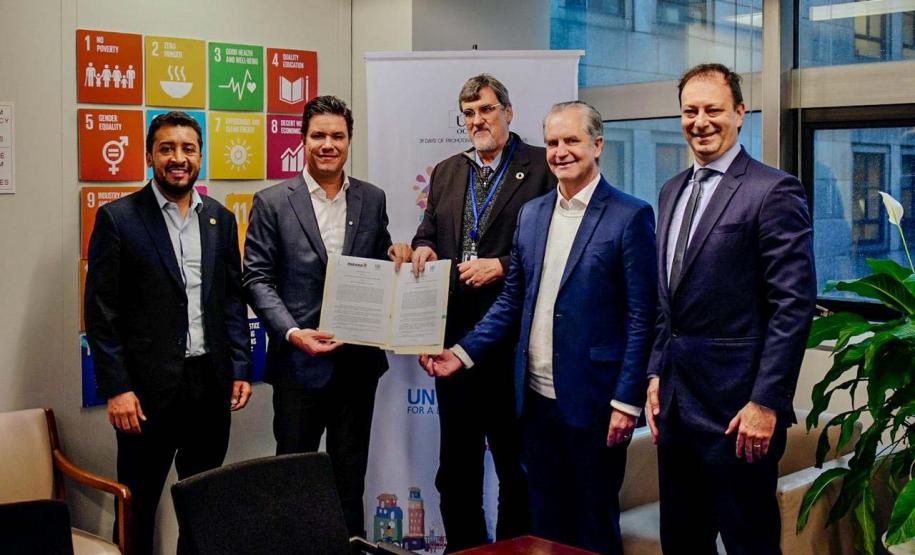 Paraná firma parceria com ONU-Habitat para criação de Observatório Inteligente das Cidades