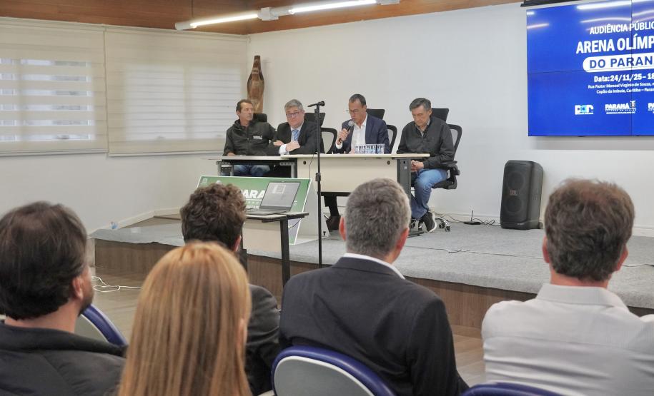 Audiência pública colhe sugestões para desenvolvimento do projeto Arena Olímpica