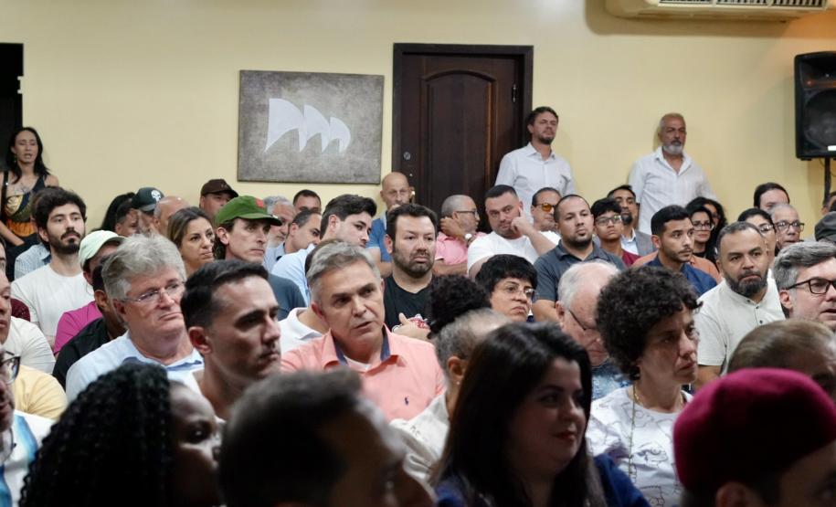 Secretaria do Planejamento e Paraná Projetos fazem reunião técnica para ouvir população sobre a Requalificação Urbana de Paranaguá