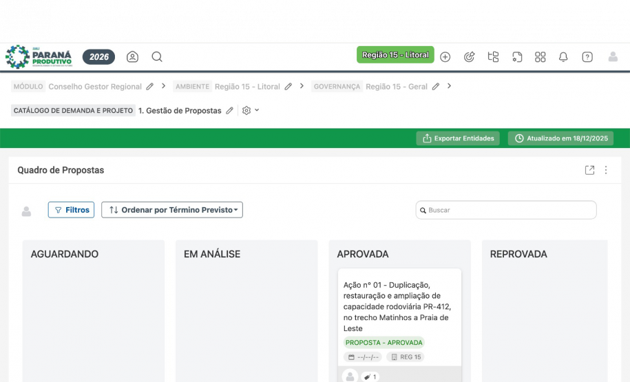Plataforma de Gestão Territorial