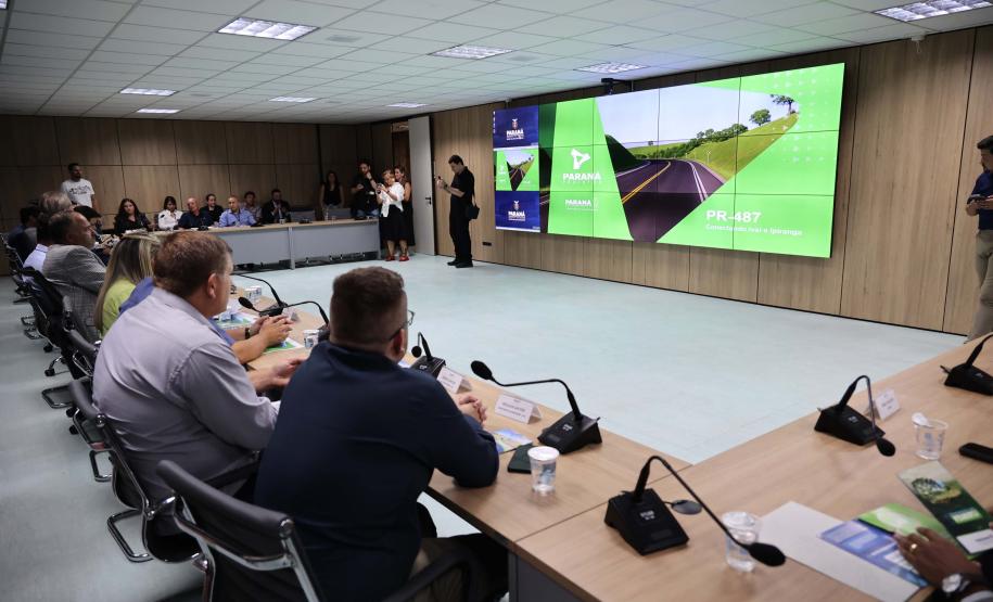 Governo do Paraná vai investir R$ 90 milhões para pavimentar a PR-487 entre Ivaí e Ipiranga