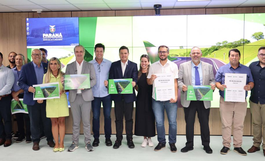 Governo do Paraná vai investir R$ 90 milhões para pavimentar a PR-487 entre Ivaí e Ipiranga