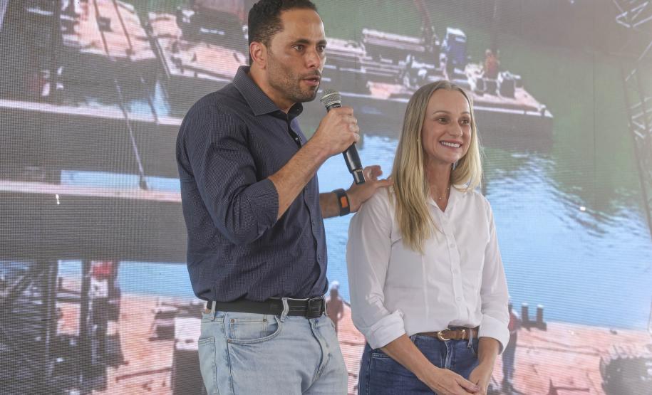 Fim da balsa: Governo do Paraná lança obra da ponte entre Japurá e São Carlos do Ivaí