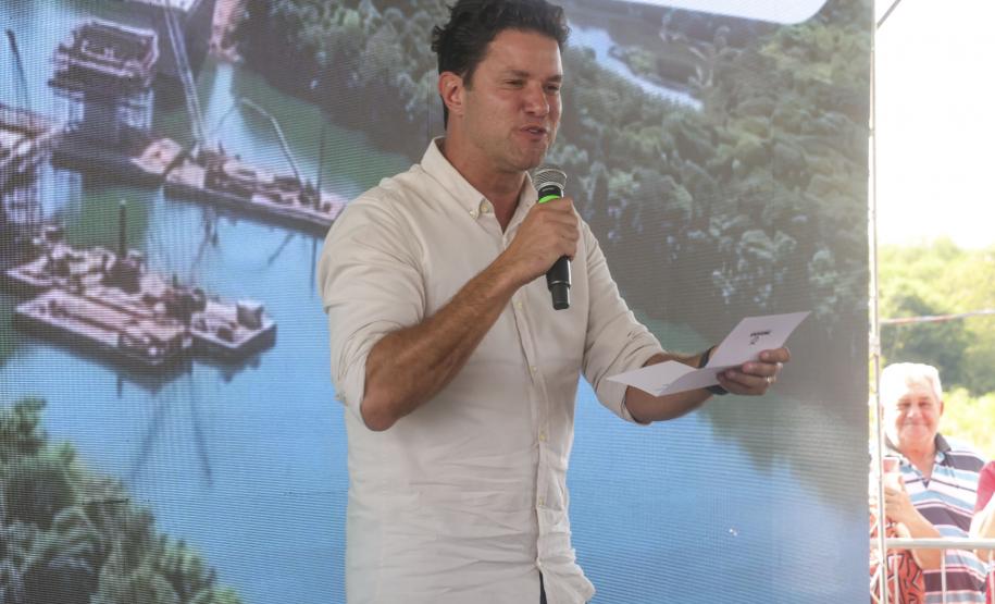 Fim da balsa: Governo do Paraná lança obra da ponte entre Japurá e São Carlos do Ivaí