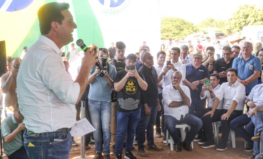 Fim da balsa: Governo do Paraná lança obra da ponte entre Japurá e São Carlos do Ivaí