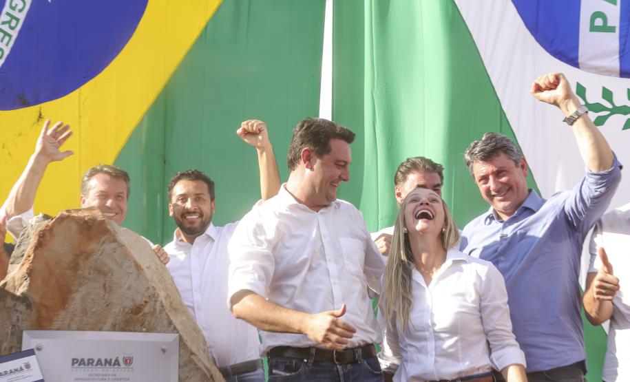 Fim da balsa: Governo do Paraná lança obra da ponte entre Japurá e São Carlos do Ivaí