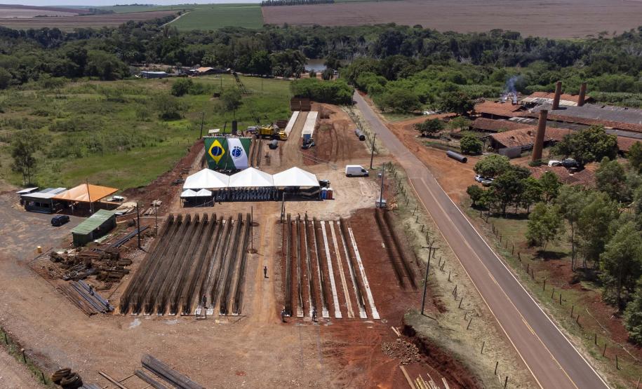 Fim da balsa: Governo do Paraná lança obra da ponte entre Japurá e São Carlos do Ivaí