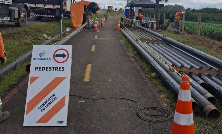 Gasoduto de 50 quilômetros começa a ser construído na Região Metropolitana de Curitiba