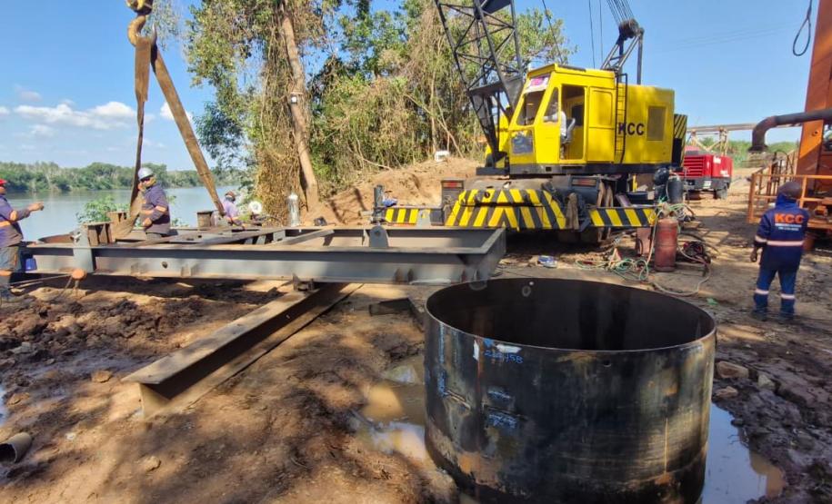 Nova ponte entre São Carlos do Ivaí e Japurá avança com atividades nas duas margens