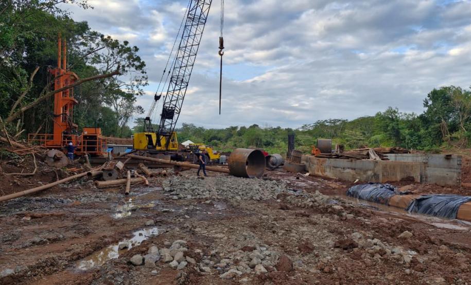Nova ponte entre São Carlos do Ivaí e Japurá avança com atividades nas duas margens