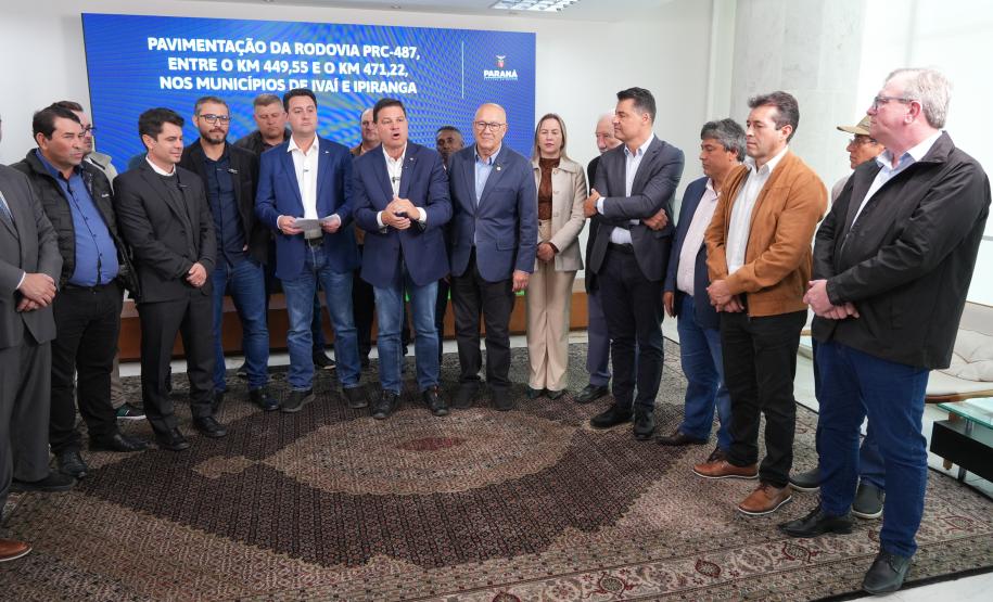 Governador libera investimento do projeto do Asfalto Novo Vida Nova em Irati do Paraná Projetos e Secretaria do Planejamento